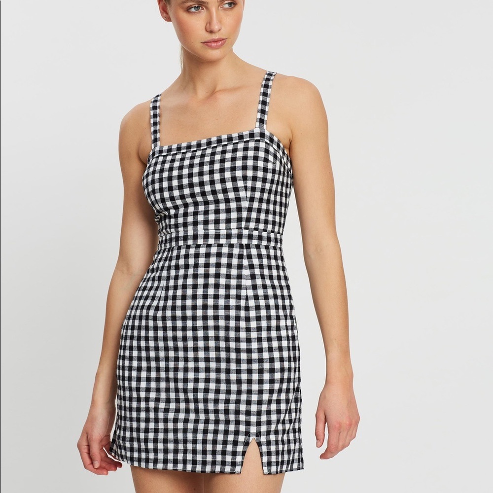 A&F plaid mini dress